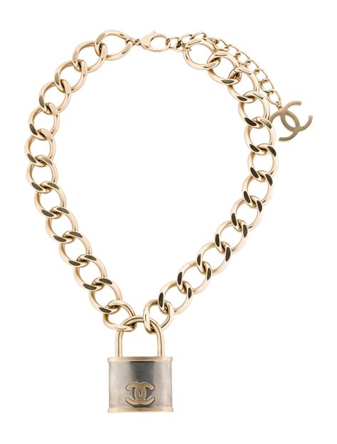 chanel padlock necklace buy|chanel chain necklace.